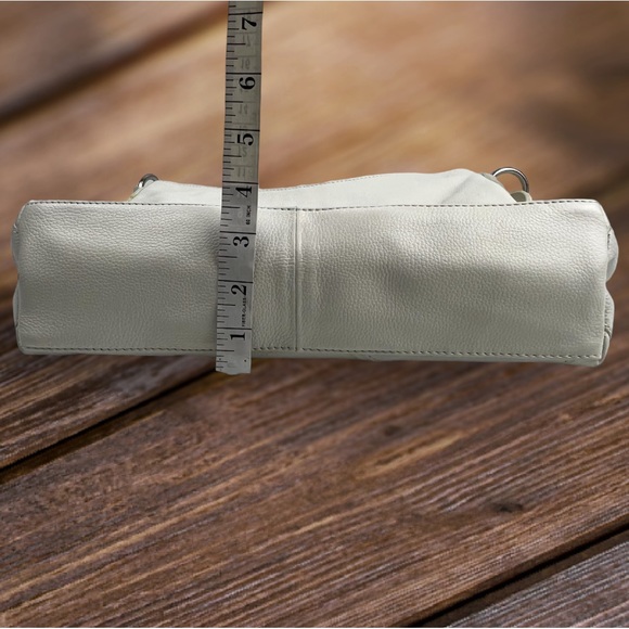 Sorial Leather White Hobo Bag - Picture 9 of 16